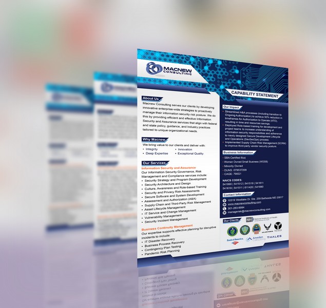Consulting capability statement design