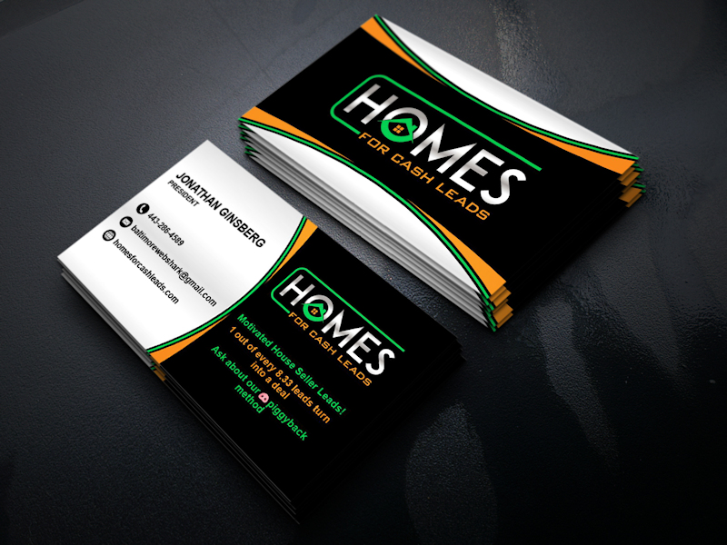 Custom professional business card design by Awesome Logos