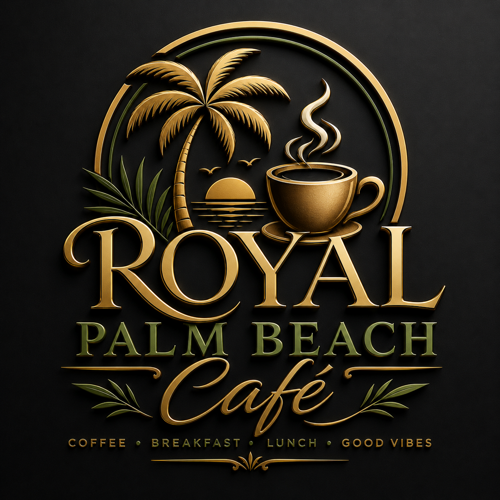 Royal Palm Beach Cafe 3D Logo