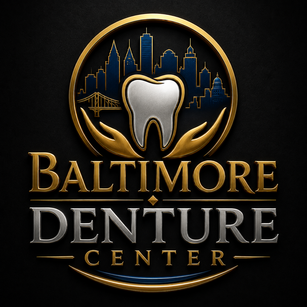 Baltimore Denture Center 3D Logo