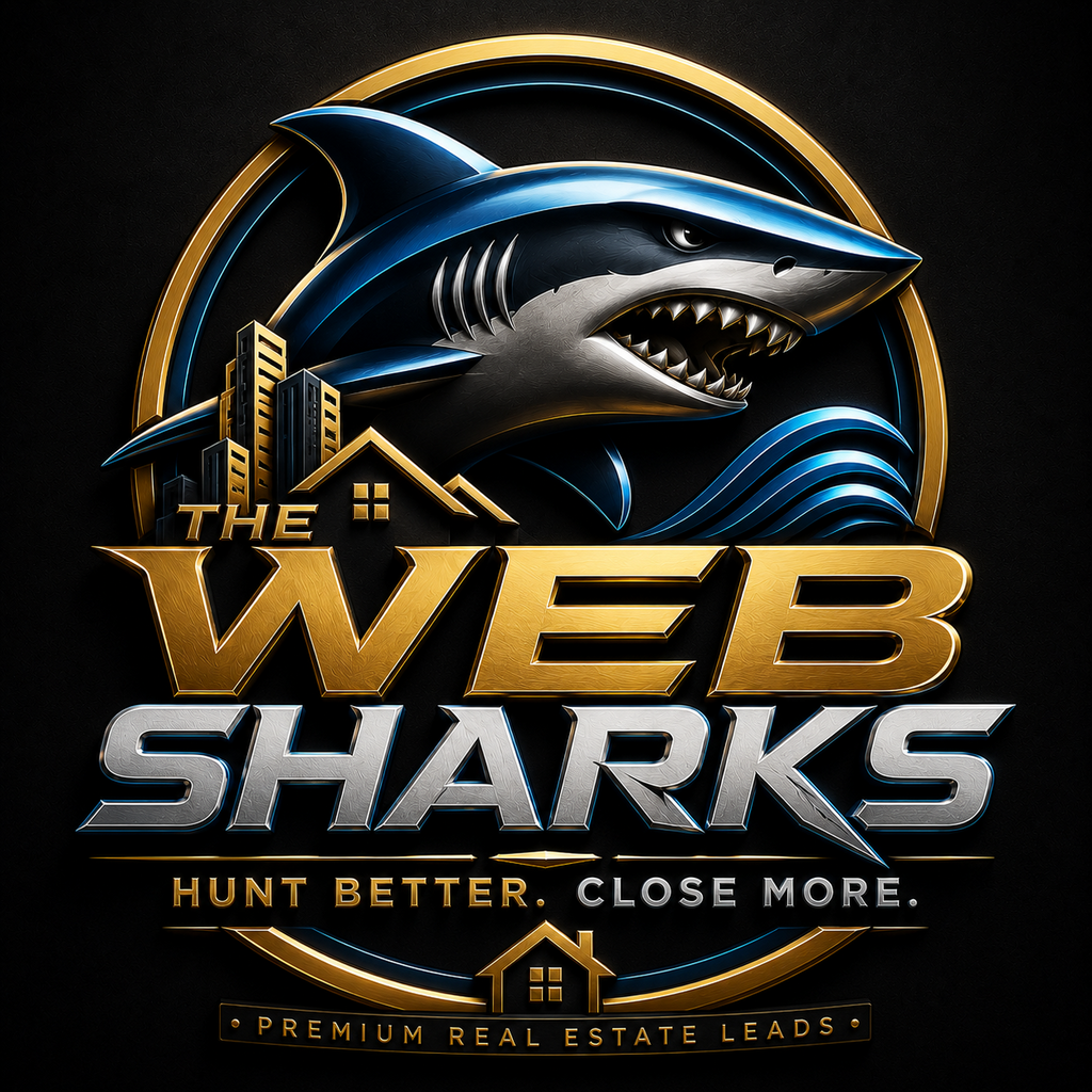 Web Sharks custom logo design