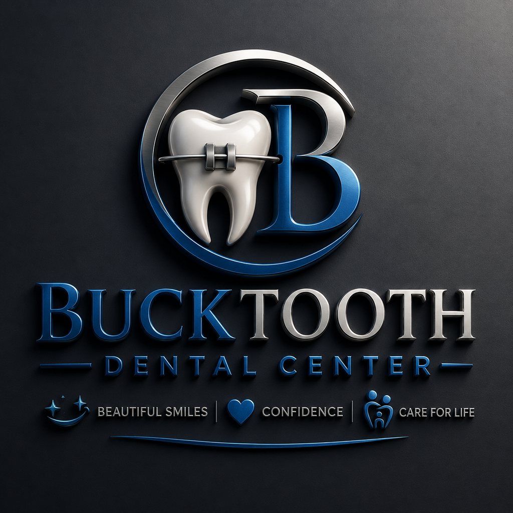 Bucktooth Dental Center 3D Logo