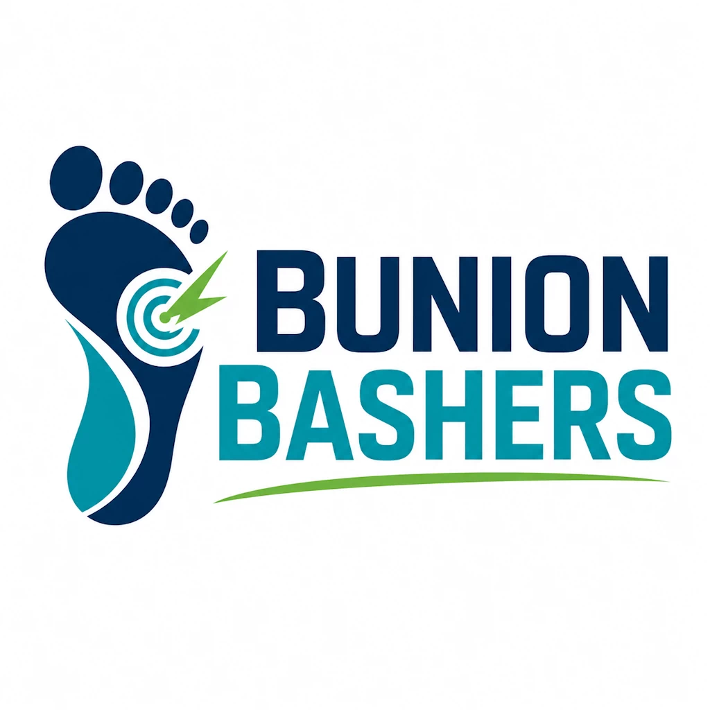 Bunion Bashers custom podiatry logo design by Awesome Logos