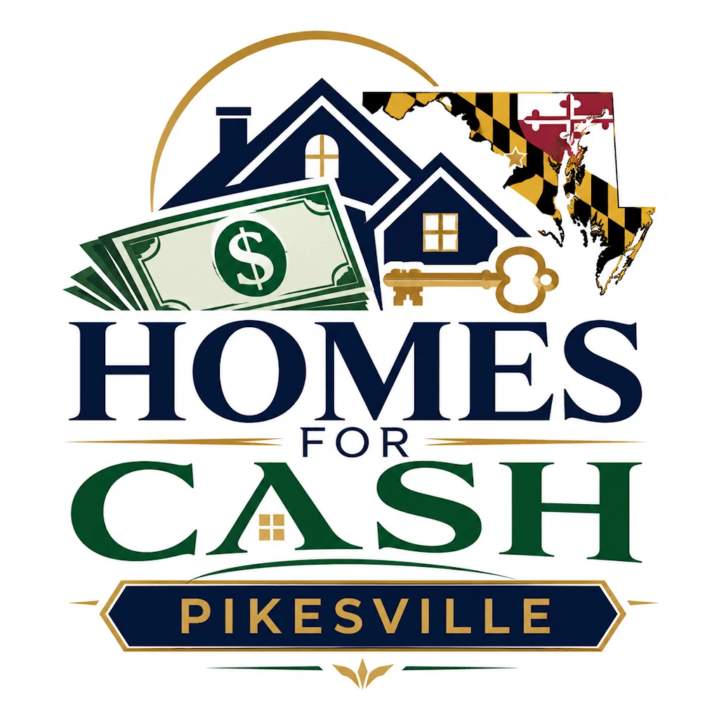 Homes for Cash Pikesville real estate logo design by Awesome Logos