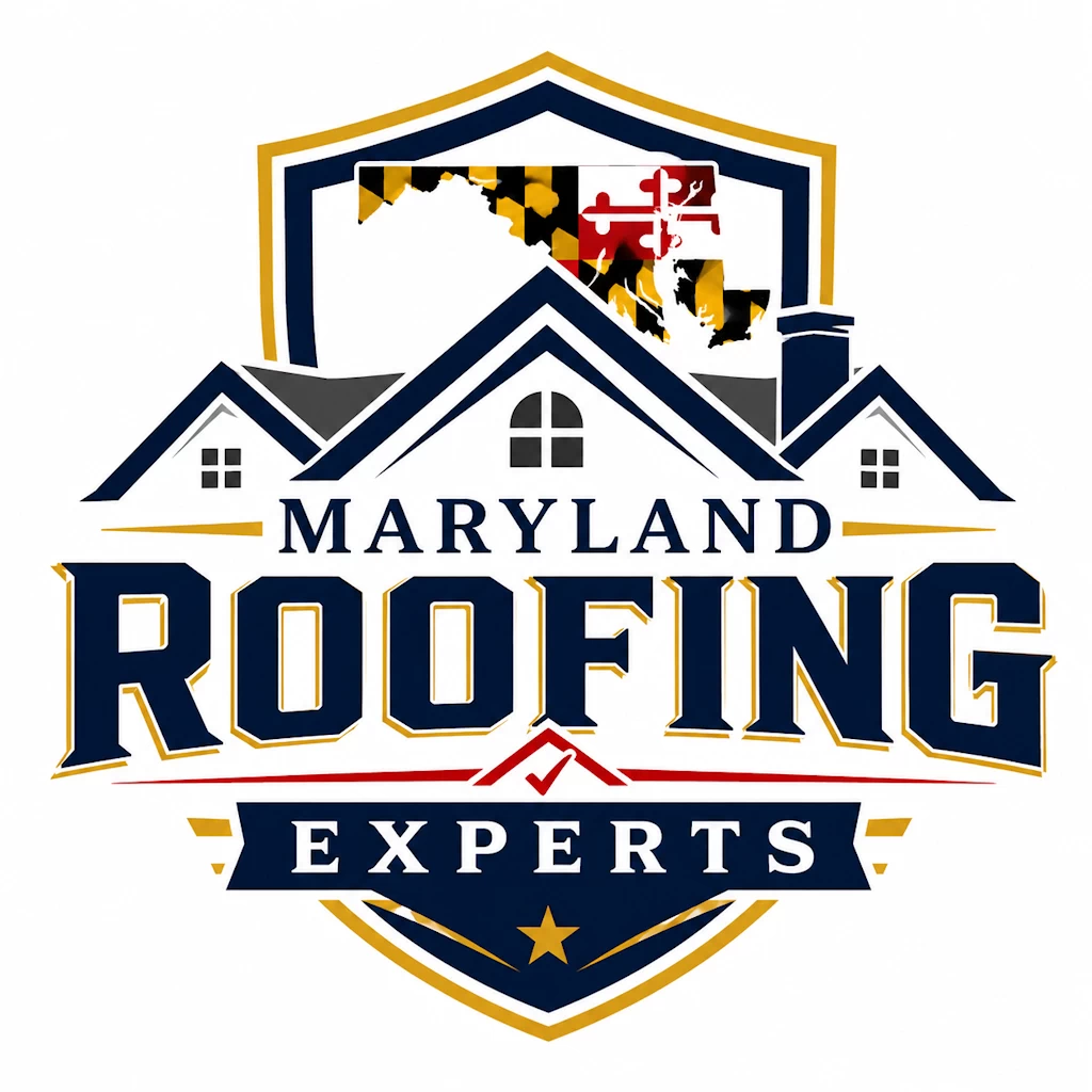 Maryland Roofing Experts custom roofing logo design by Awesome Logos