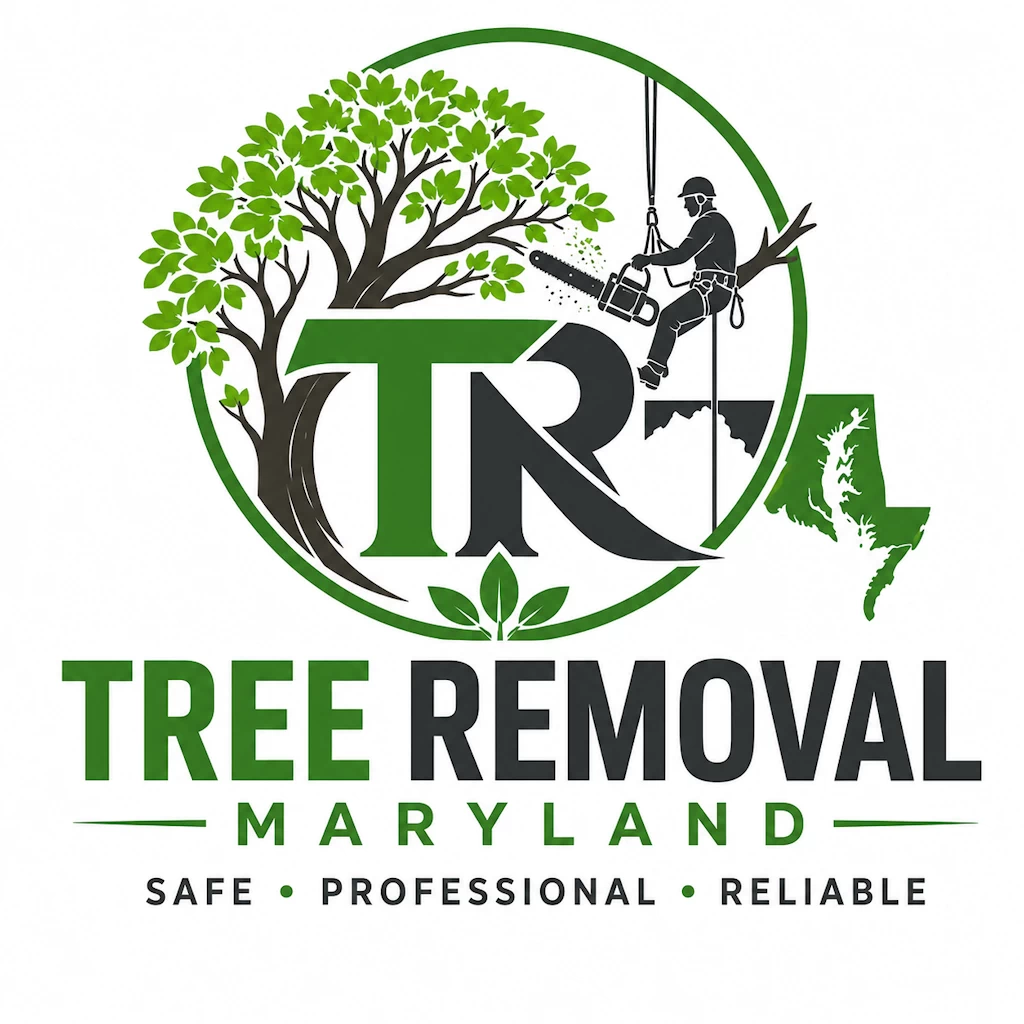 Tree Removal Maryland custom tree service logo design by Awesome Logos