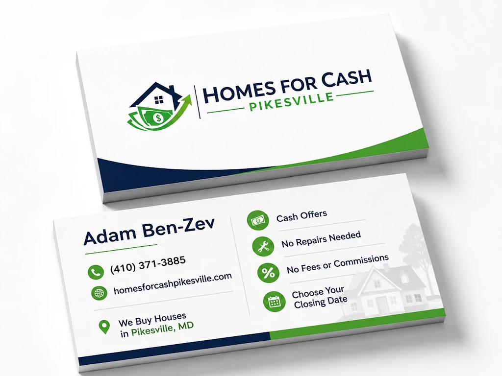 Professional business card mockup