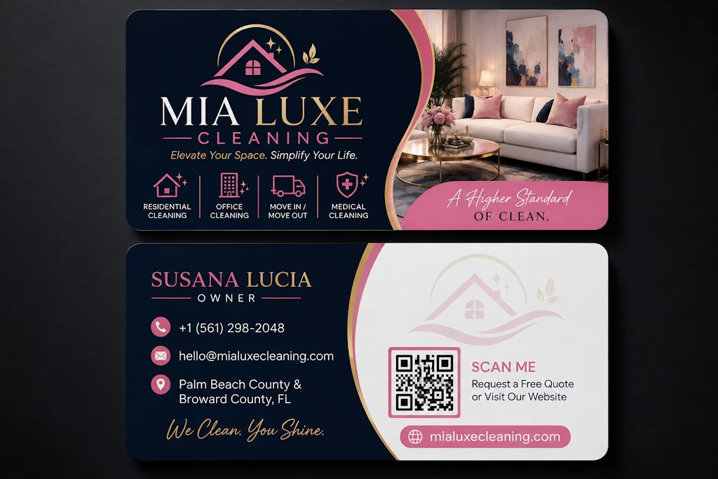 Bold modern business cards