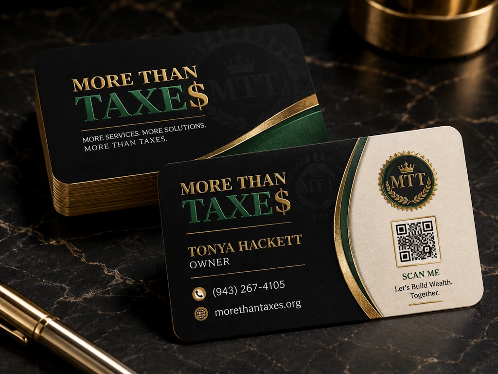 Unique custom business card design