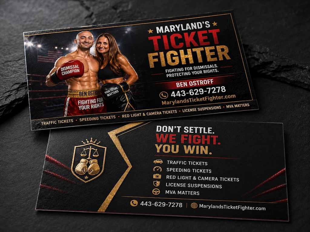 High impact business card design