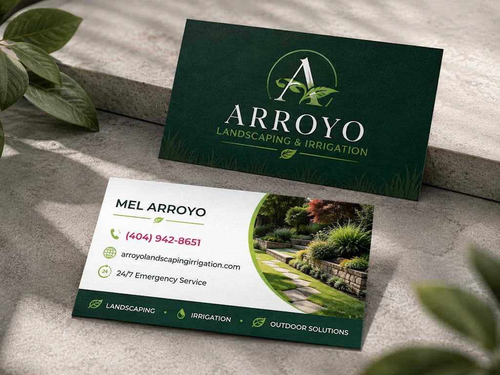 Custom branded business card design