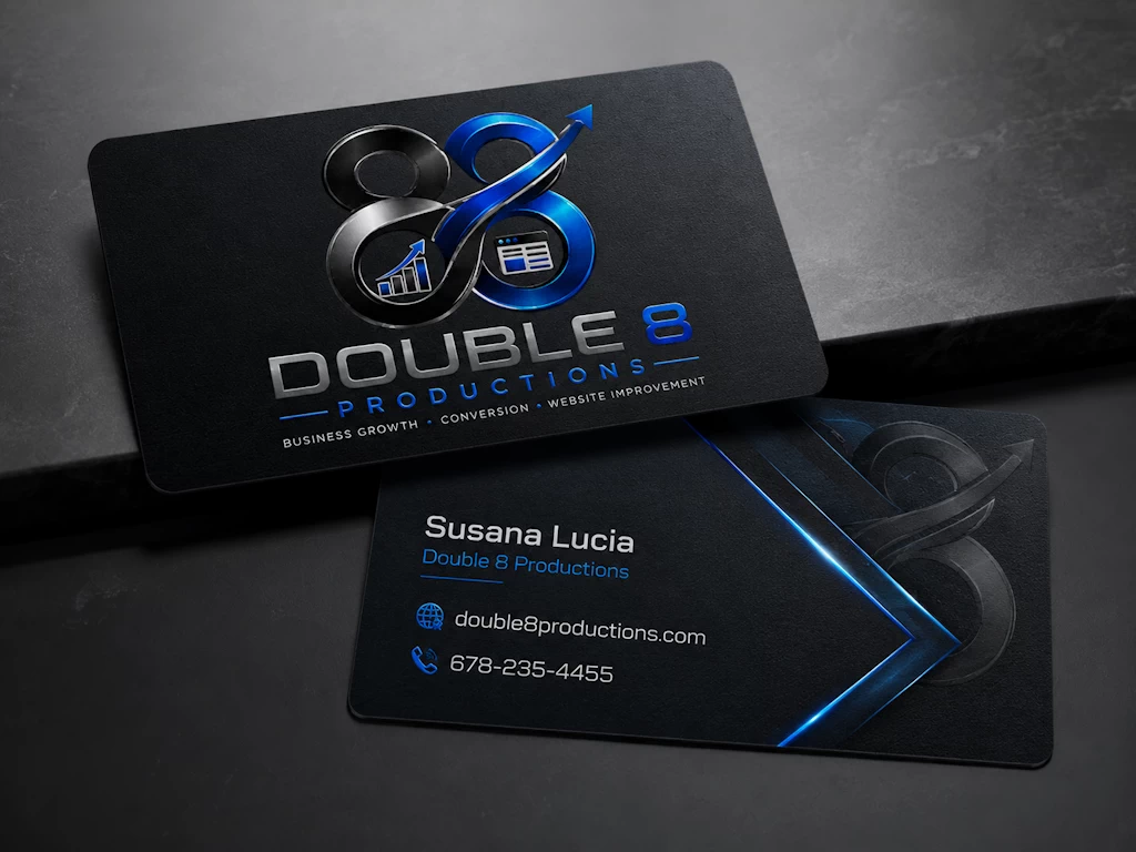 Unique professional business card mockup