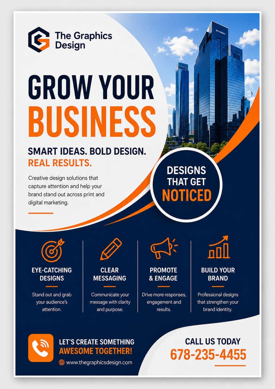 Premium marketing flyer design
