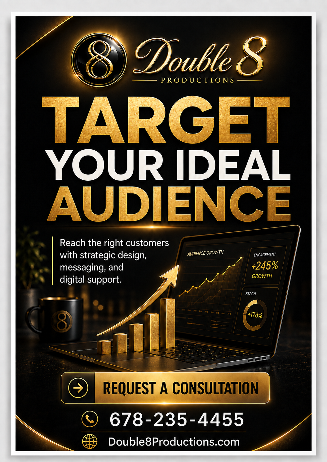 Business growth marketing flyer