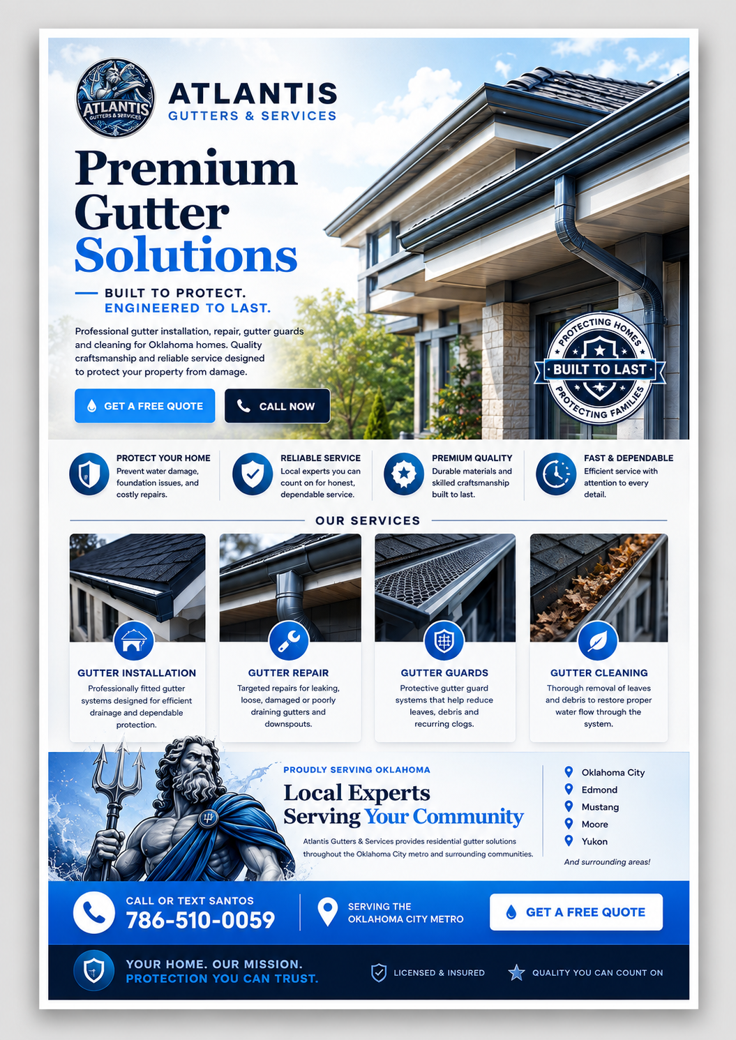 Custom branded flyer design