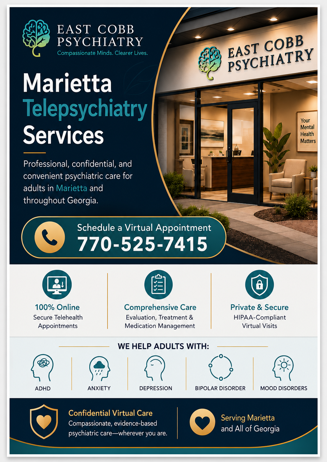 Professional service business flyer