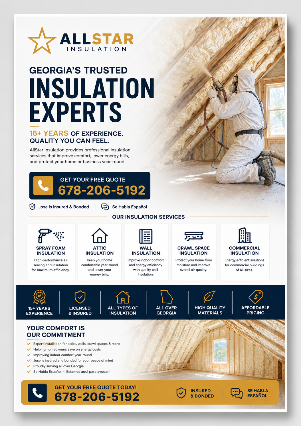 Custom real estate and business flyer design